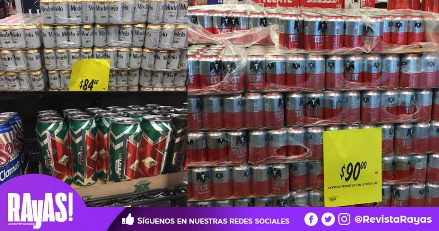 Dejen de sufrir! Ya hay cervezas en el Soriana Bosques en Puebla