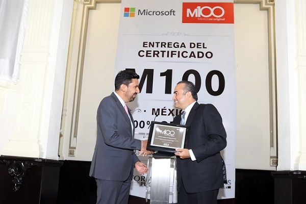 Auditoría Puebla recibe el Certificado M100, otorgado por 