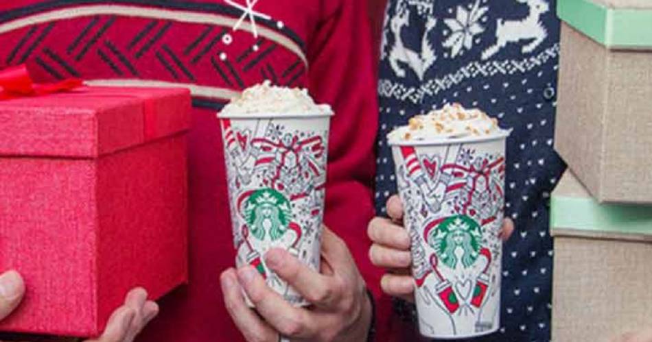 Así son los nuevos vasos de Starbucks para las Fiestas de Navidad