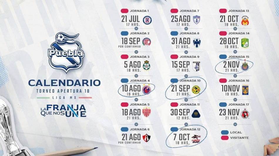 Liga MX presenta calendario; América y Chivas jugarán dos veces en la