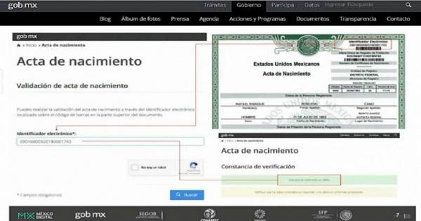 Acta De Nacimiento En Línea, Oficial Para Trámites Y Servicios En IMSS