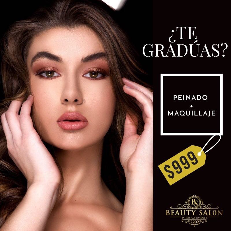 Estás por graduarte? Checa estos paquetes de peinados y maquillaje en  Puebla para que te veas como toda una modelo