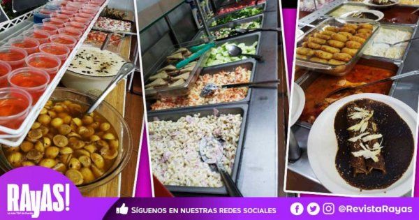 Es fin de quincena y en Buffet Doña Ale lo saben... con 60 pesos saciarás  tu hambre