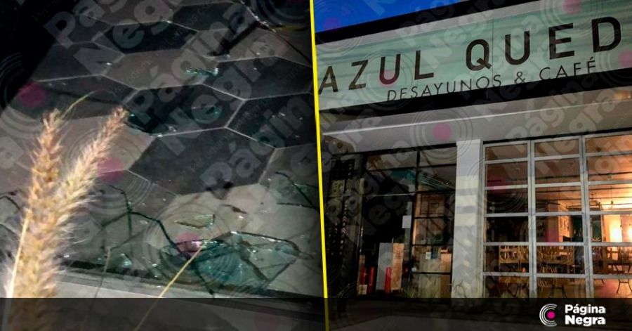 Otro cristalazo! Roban cafetería Azul Quedito de Santa Cruz Buenavista