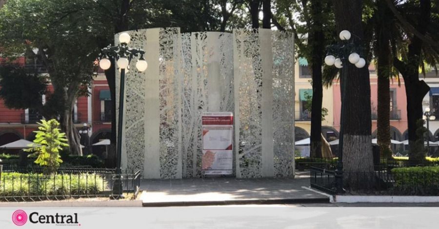 Sedatu quitará el monumento a Ángeles Espinosa como parte del proyecto de remodelación en Zócalo de Puebla