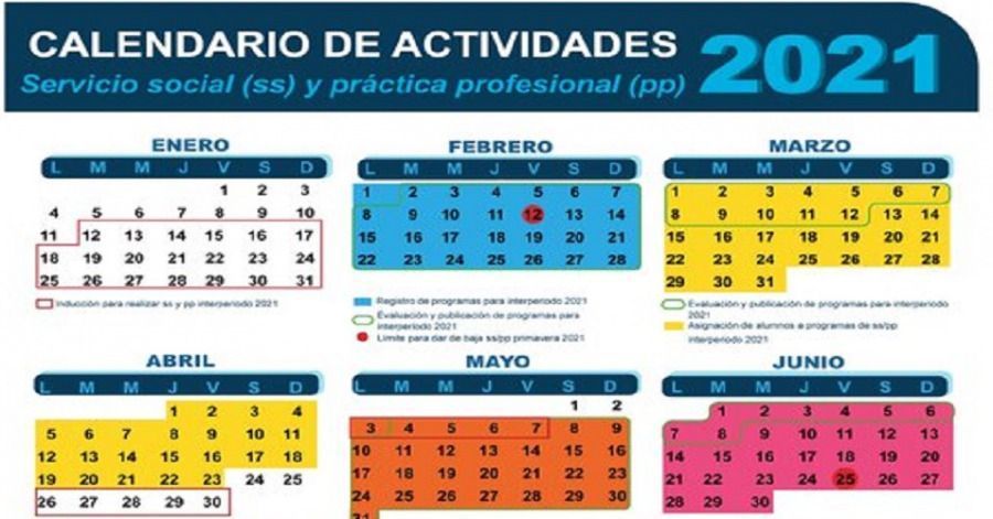 Estas son las fechas más importantes del calendario de actividades BUAP 2021