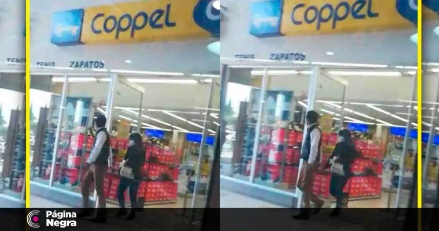 Pareja asalta tienda Coppel en Amozoc se llevan 16 celulares