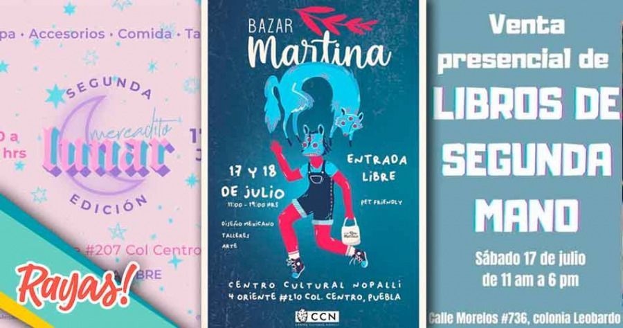 3 bazares cool que puedes visitar este fin de semana en Puebla